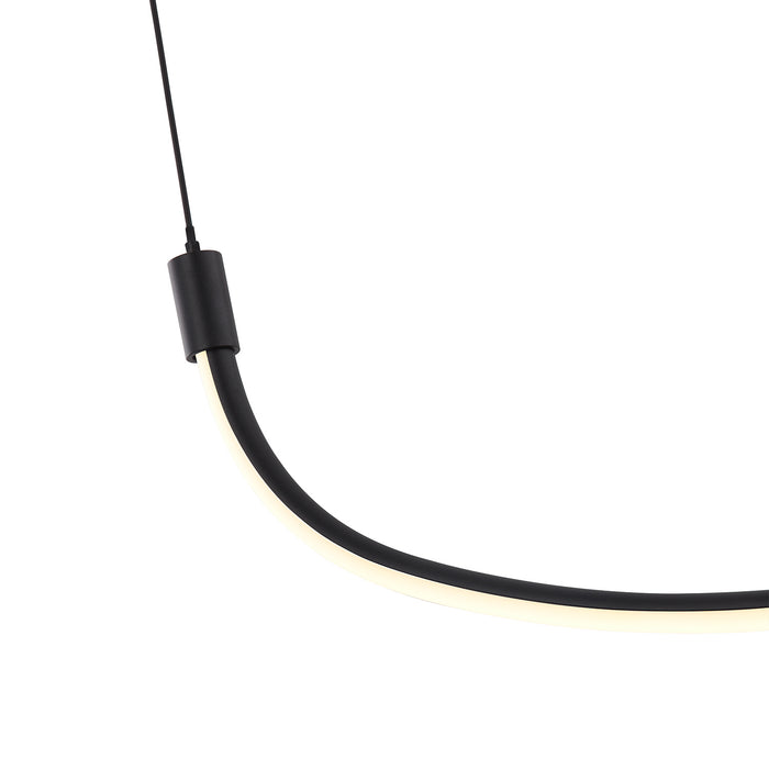 Kuzco Lighting LP89036-BK LED Pendant, Black