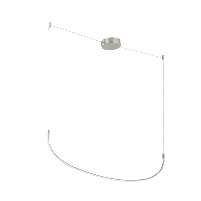 Kuzco Lighting LP89036-BN LED Pendant, Brushed Nickel