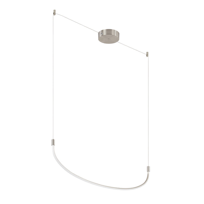 Kuzco Lighting LP89048-BN LED Pendant, Brushed Nickel