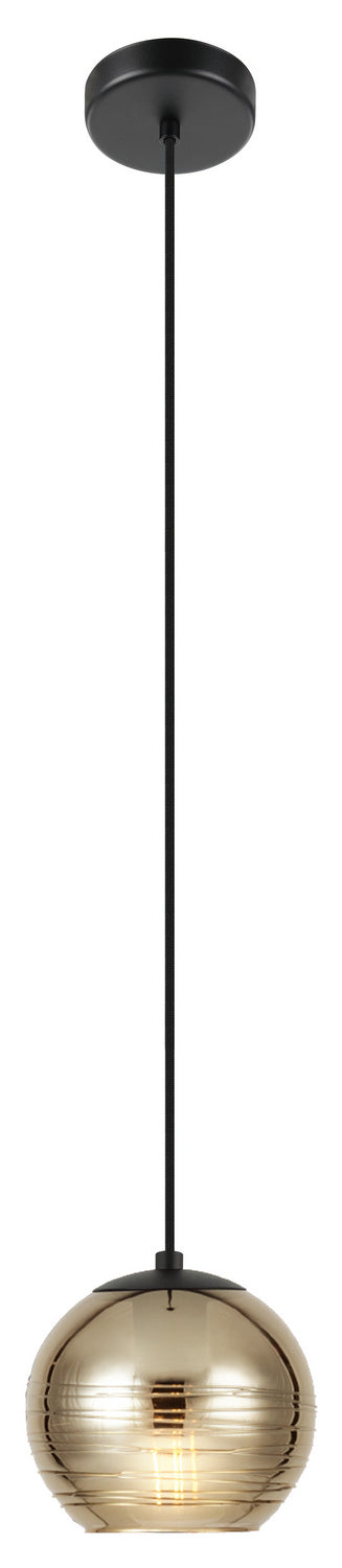 Eglo USA 39684A One Light Mini Pendant, Black