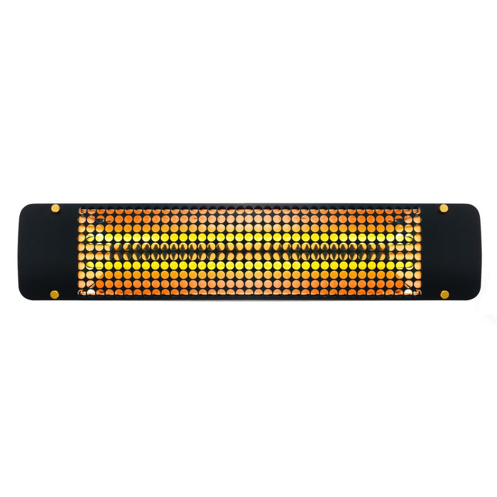 Eurofase EF50208B7 Dual Element Heater, Black