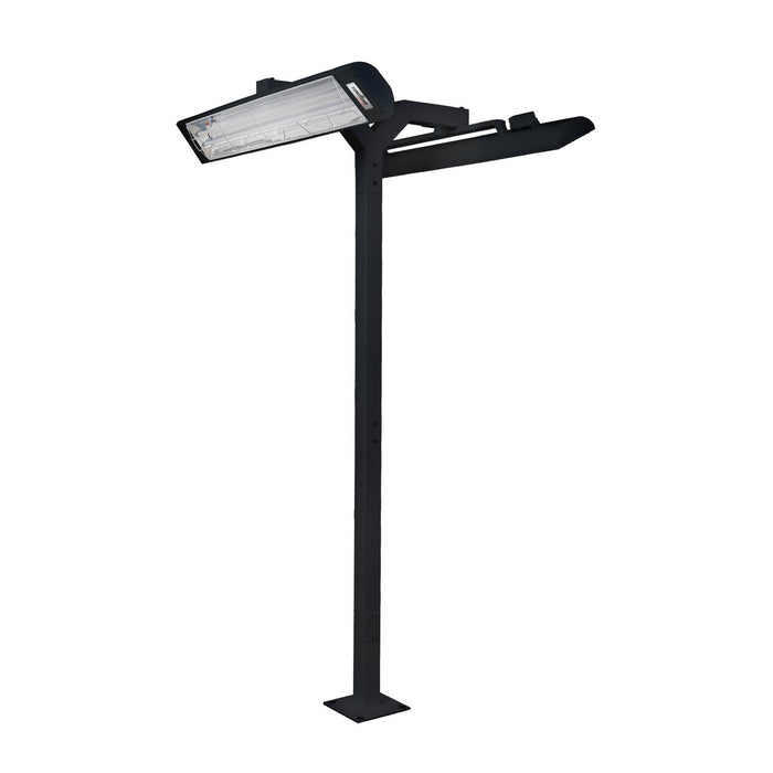 Eurofase EF3908PMDB Pole Mount With Double Crossbar, Black