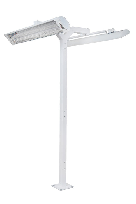 Eurofase EF3908PMDW Pole Mount With Double Crossbar, White