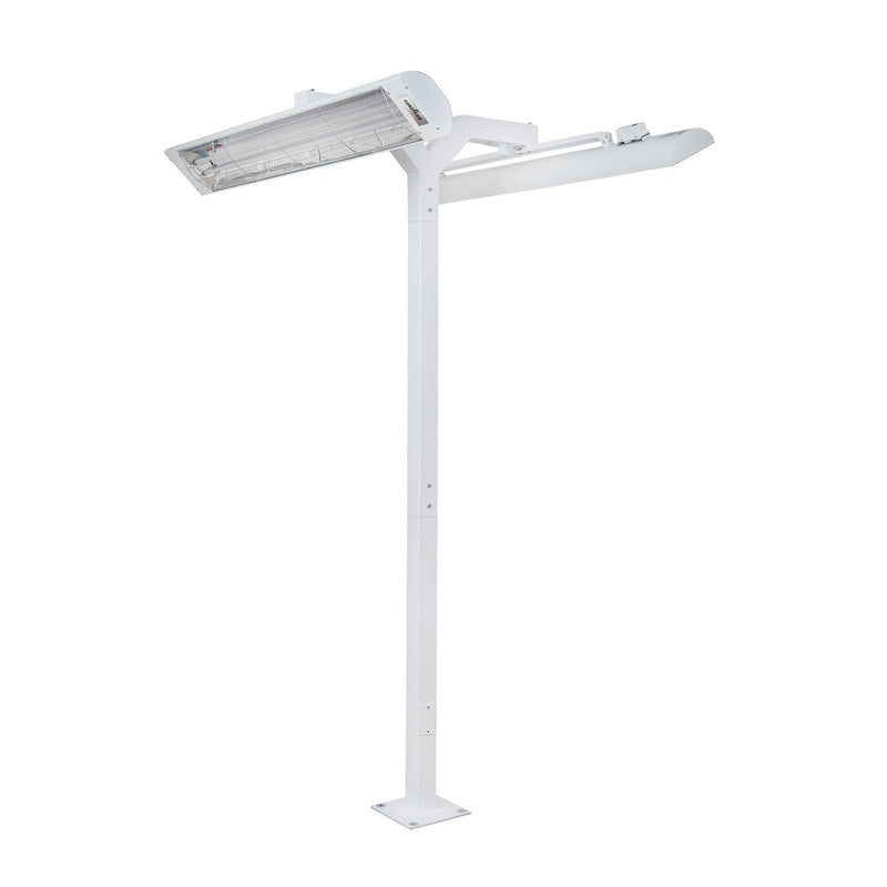 Eurofase EF6108PMDW Pole Mount With Double Crossbar, White