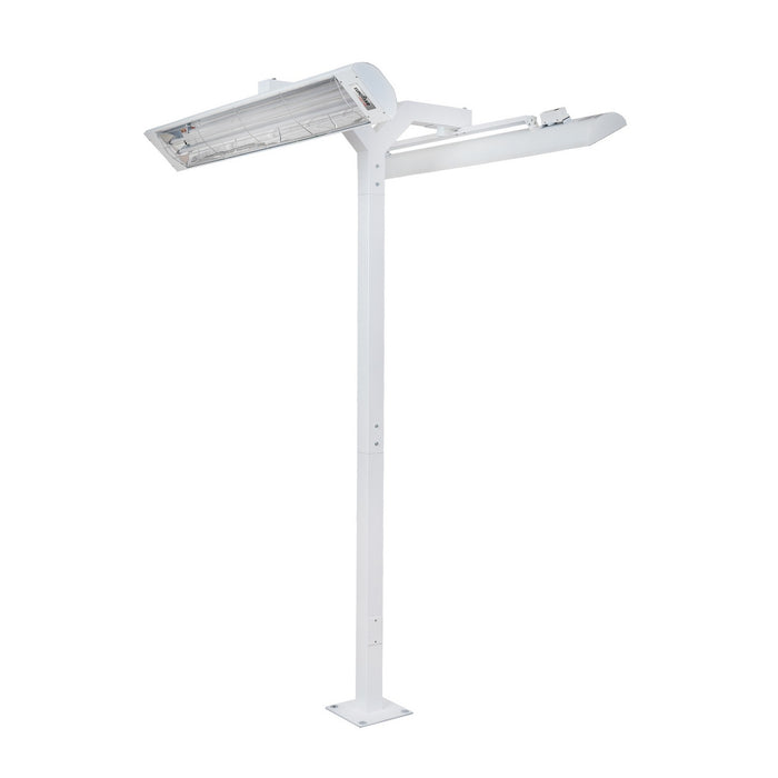 Eurofase EF6108PMDW Pole Mount With Double Crossbar, White