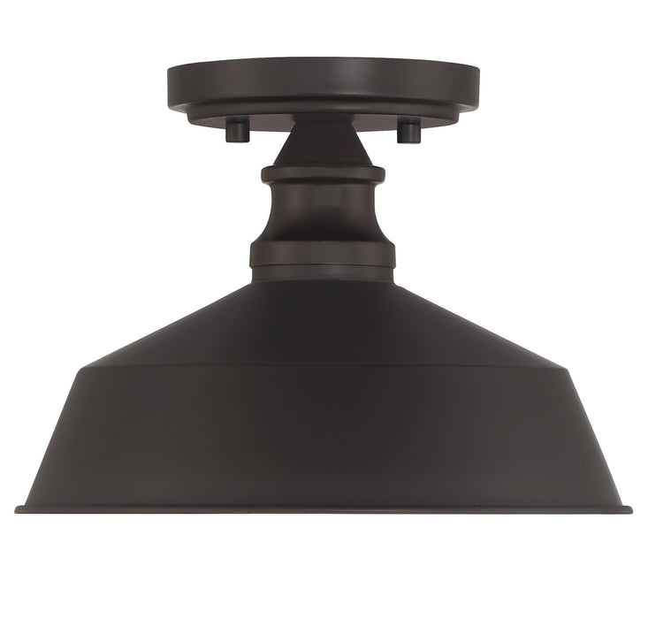 Meridian M60068ORB One Light Semi-Flush Mount, Oil Rubbed Bronze
