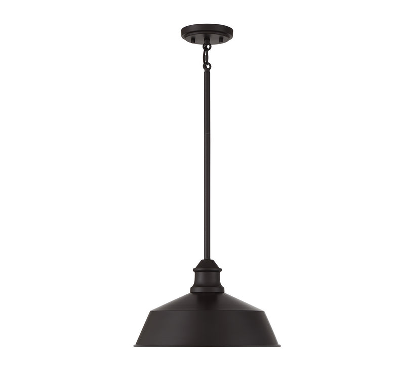 Meridian M7021ORB One Light Pendant, Oil Rubbed Bronze