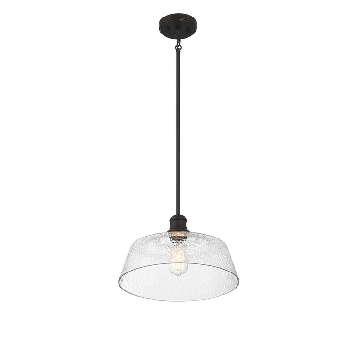 Meridian M7023ORB One Light Pendant, Oil Rubbed Bronze
