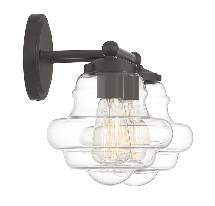 Meridian M80072ORB Two Light Bathroom Vanity, Oil Rubbed Bronze