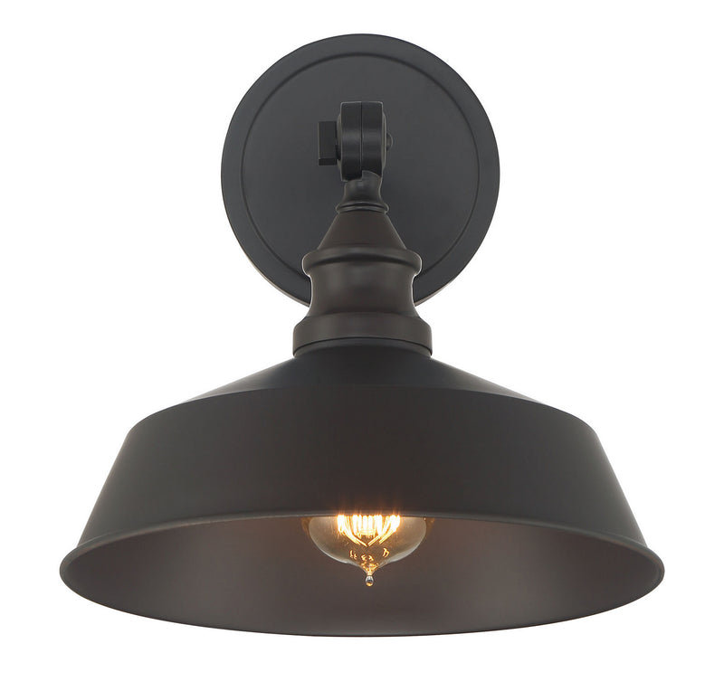 Meridian M90090ORB One Light Wall Sconce, Oil Rubbed Bronze