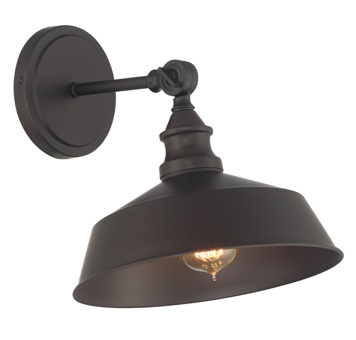 Meridian M90090ORB One Light Wall Sconce, Oil Rubbed Bronze