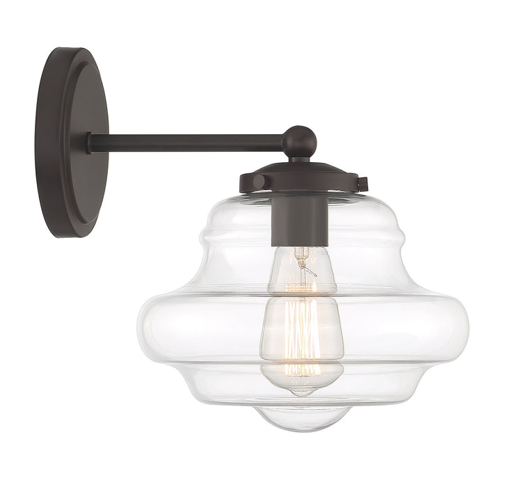 Meridian M90091ORB One Light Wall Sconce, Oil Rubbed Bronze