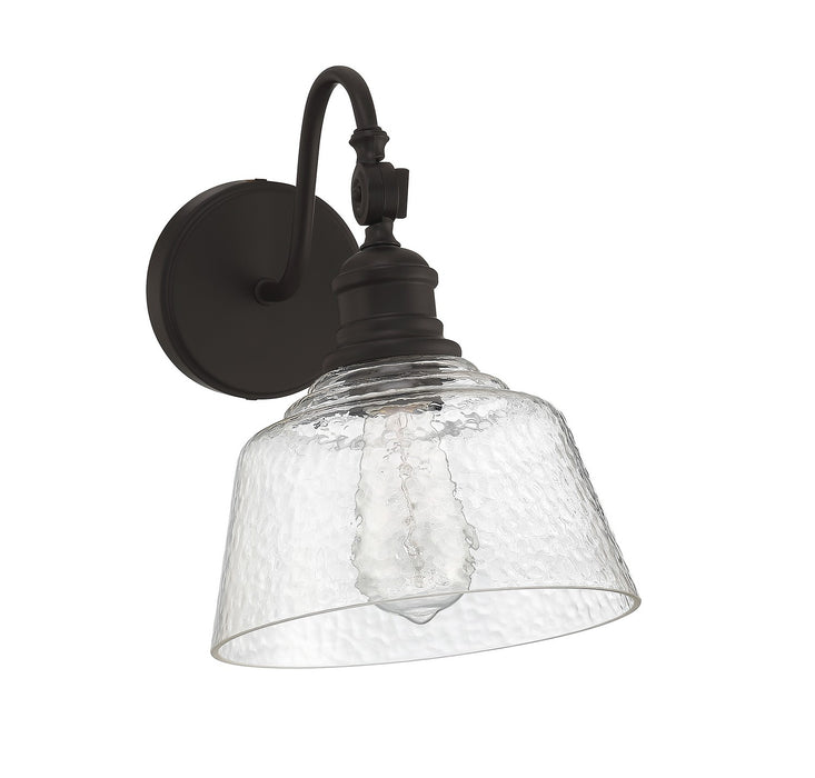 Meridian M90092ORB One Light Wall Sconce, Oil Rubbed Bronze