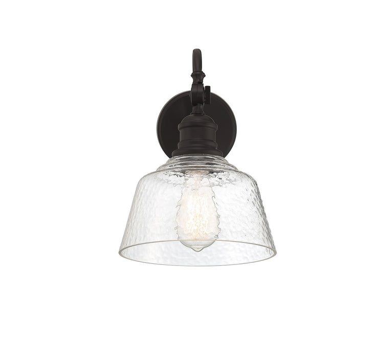 Meridian M90092ORB One Light Wall Sconce, Oil Rubbed Bronze