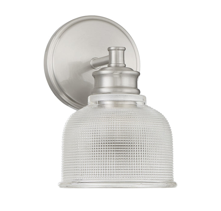 Meridian M90093BN One Light Wall Sconce, Brushed Nickel