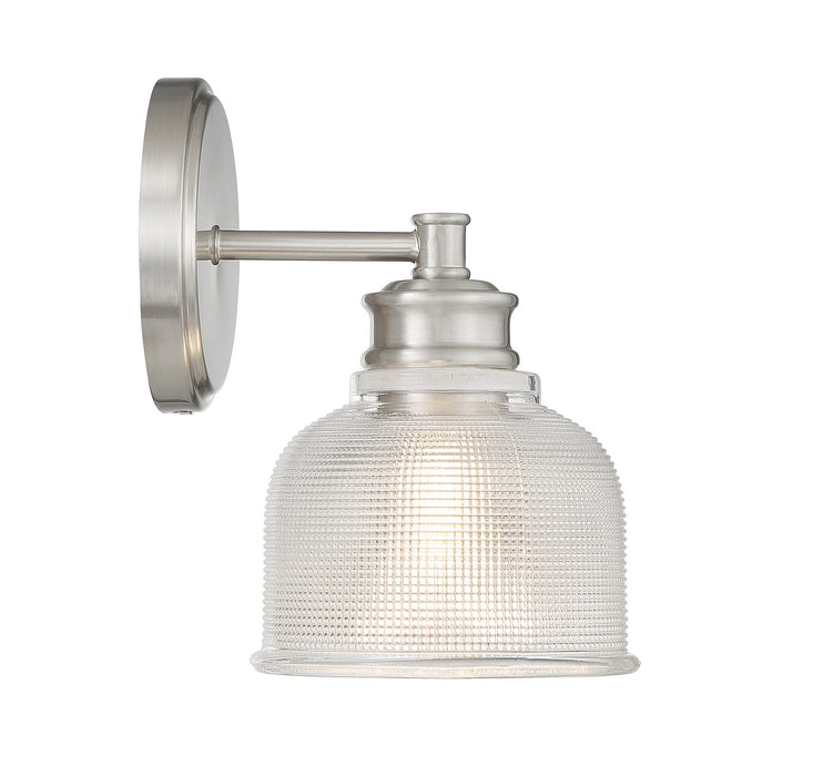 Meridian M90093BN One Light Wall Sconce, Brushed Nickel