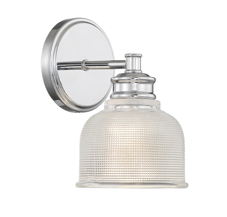 Meridian M90093CH One Light Wall Sconce, Chrome