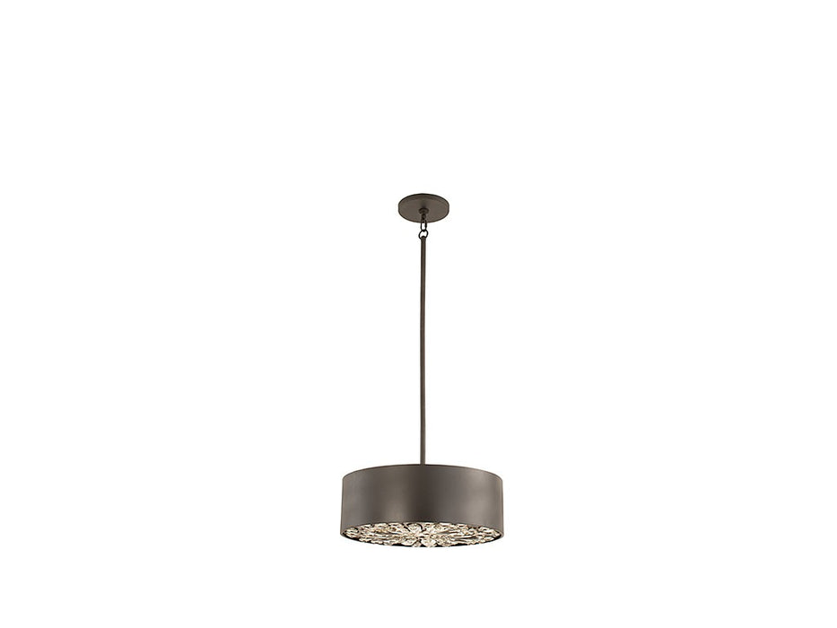 Savoy House 6-1272-4-50 Four Light Convertible Semi-Flush/Pendant, Black Cashmere