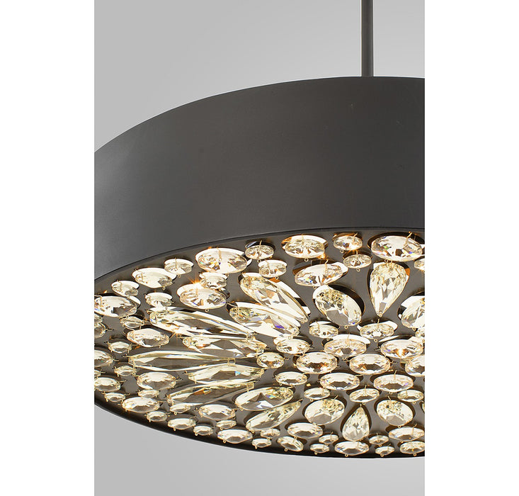 Savoy House 7-1271-6-50 Six Light Pendant, Black Cashmere