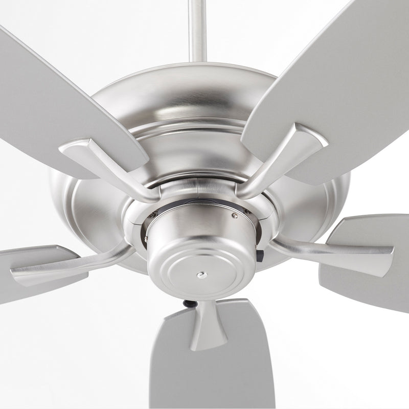 Quorum 190565-65 56" Ceiling Fan, Satin Nickel