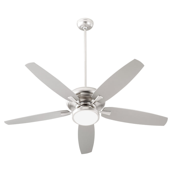 Quorum 190565-65 56" Ceiling Fan, Satin Nickel