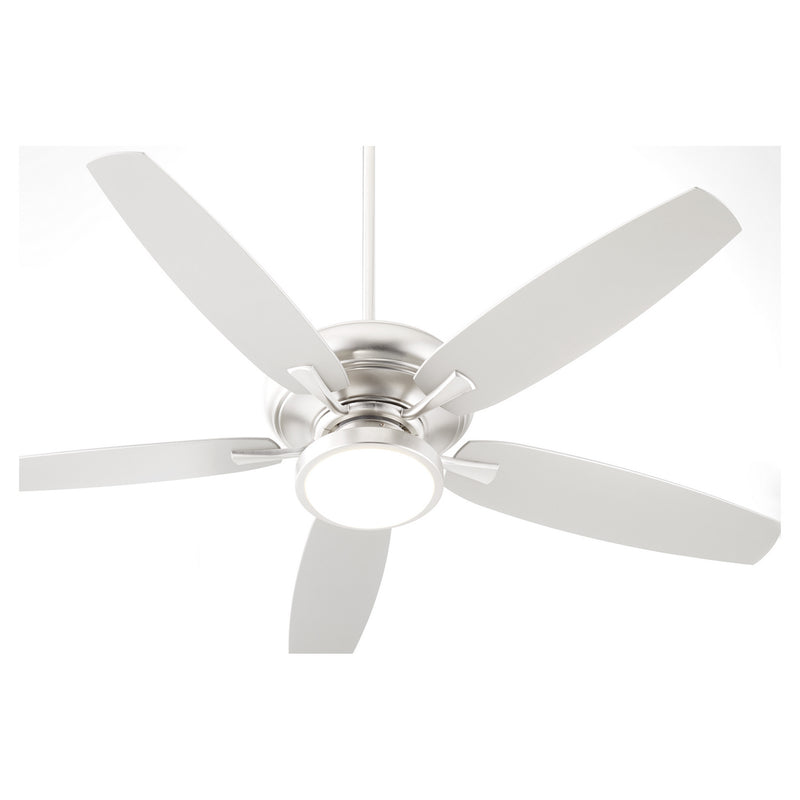 Quorum 190565-65 56" Ceiling Fan, Satin Nickel
