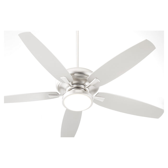 Quorum 190565-65 56" Ceiling Fan, Satin Nickel