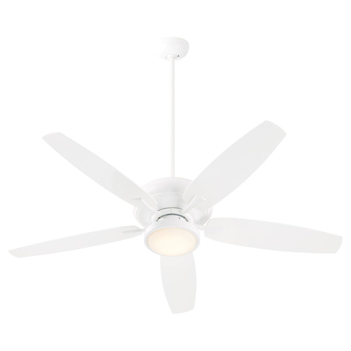 Quorum 190565-8 56" Ceiling Fan, Studio White