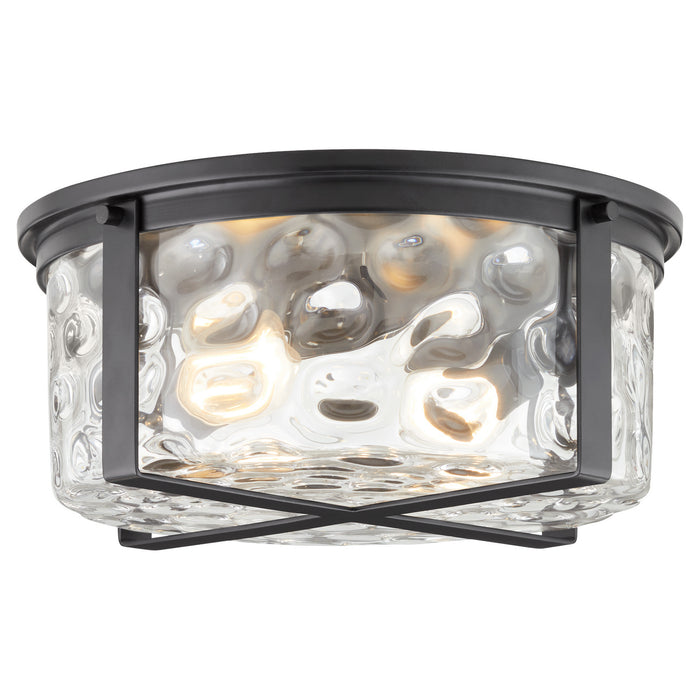 Quorum 3111-2-59 Two Light Ceiling Mount, Matte Black