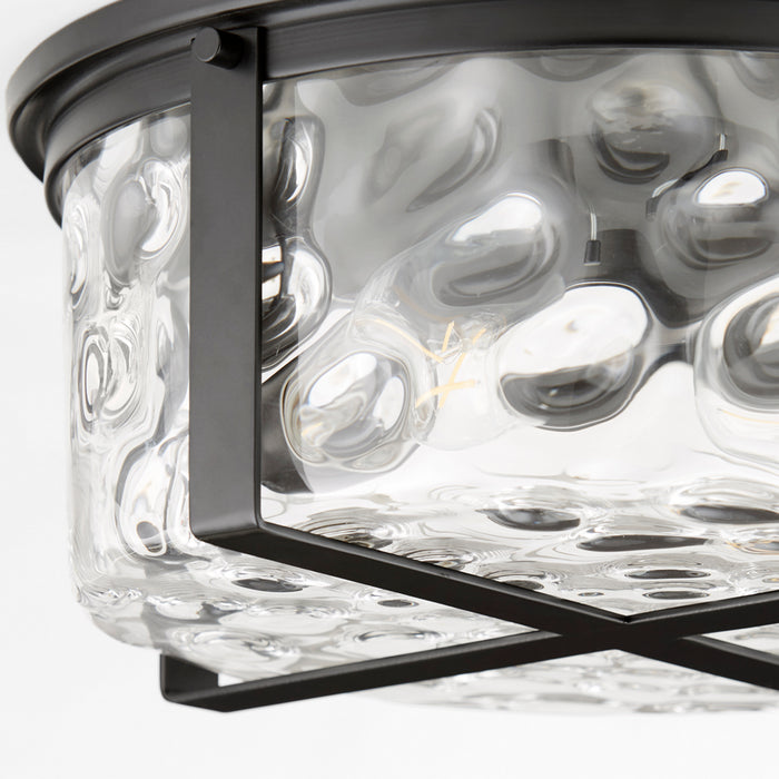 Quorum 3111-2-59 Two Light Ceiling Mount, Matte Black