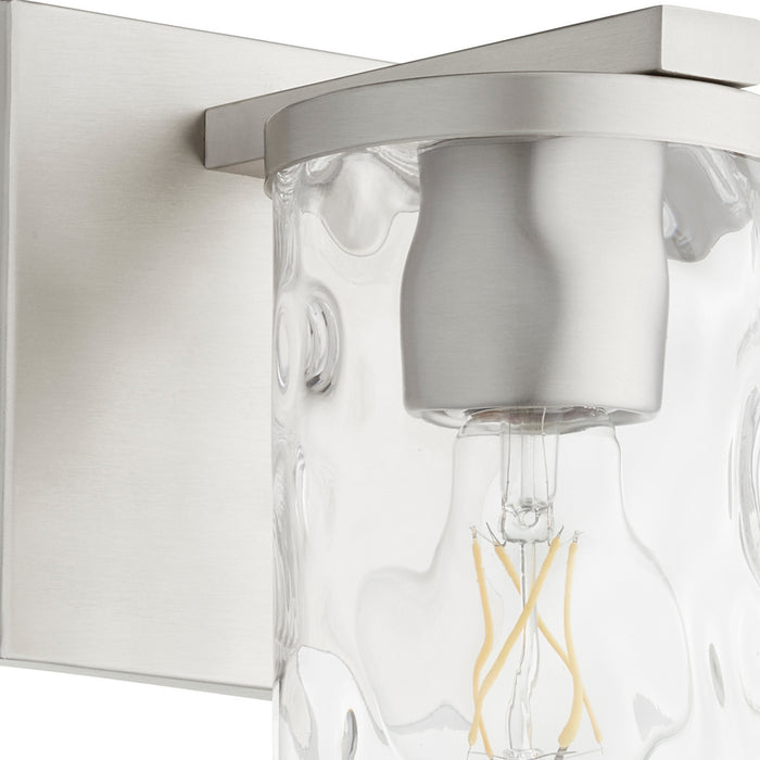 Quorum 5111-1-65 One Light Wall Mount, Satin Nickel