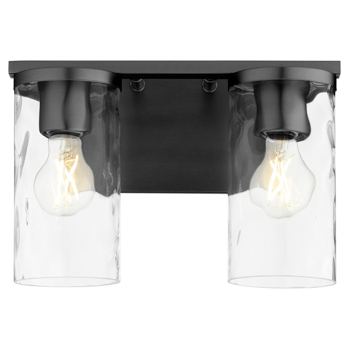 Quorum 5111-2-59 Two Light Vanity, Matte Black