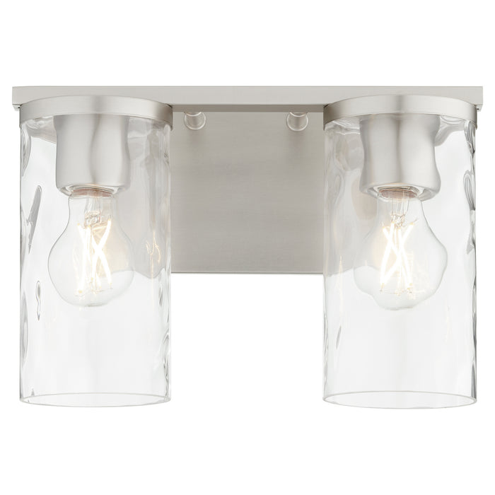 Quorum 5111-2-65 Two Light Vanity, Satin Nickel