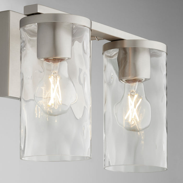 Quorum 5111-2-65 Two Light Vanity, Satin Nickel