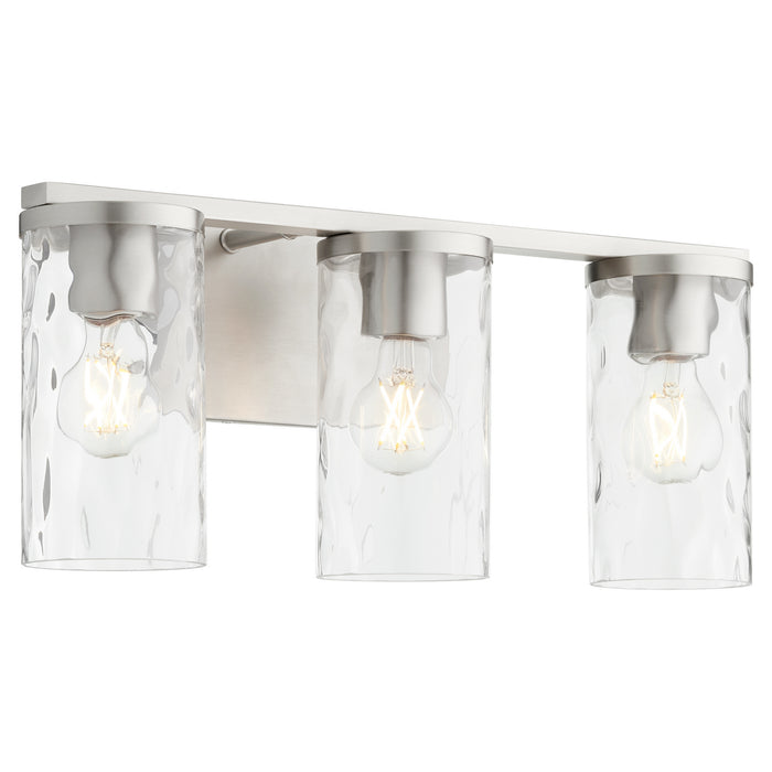 Quorum 5111-3-65 Three Light Vanity, Satin Nickel