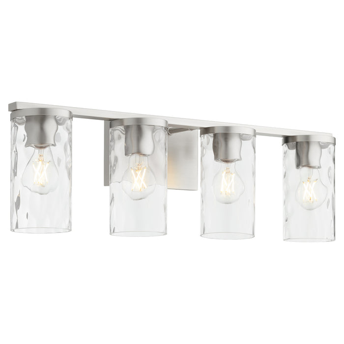 Quorum 5111-4-65 Four Light Vanity, Satin Nickel