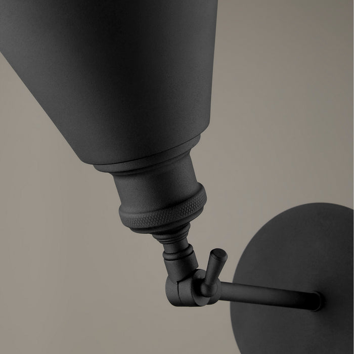 Quorum 5390-69 One Light Wall Mount, Textured Black