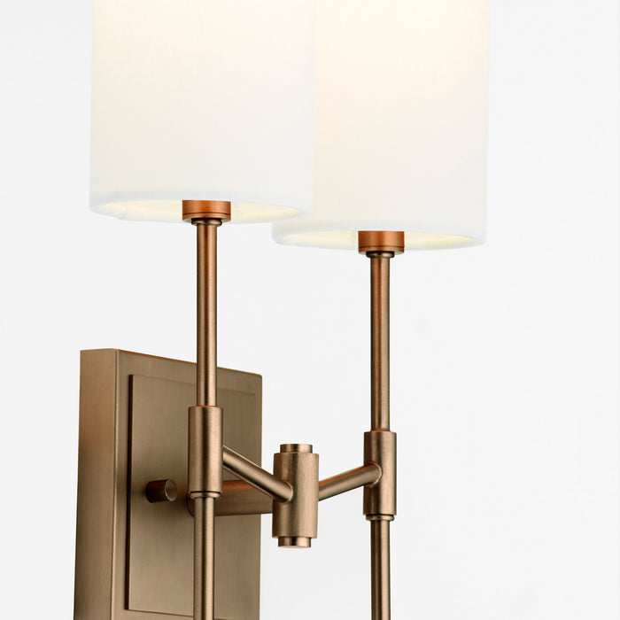 Quorum 563-2-81 Two Light Wall Mount, Dark Brass
