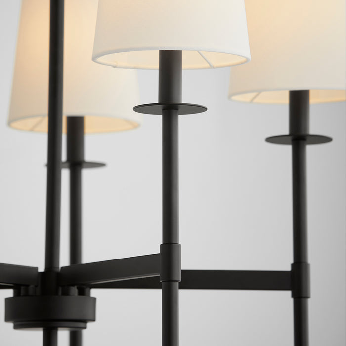 Quorum 624-5-59 Five Light Chandelier, Matte Black
