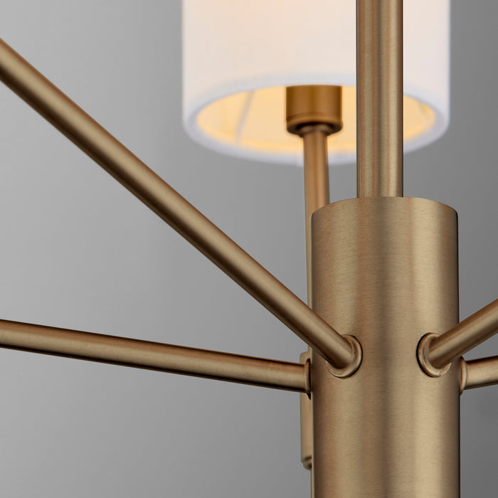 Quorum 663-5-81 Five Light Chandelier, Dark Brass
