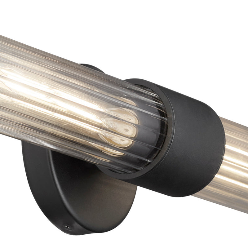 Quorum 702-24-69 Two Light Wall Mount, Textured Black