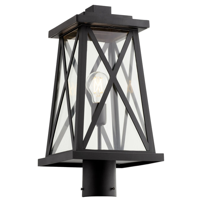 Quorum 727-16-69 One Light Post Mount, Textured Black