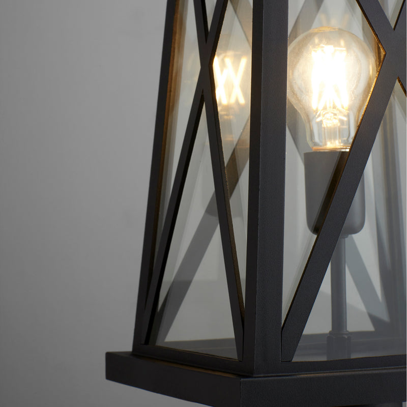 Quorum 727-16-69 One Light Post Mount, Textured Black