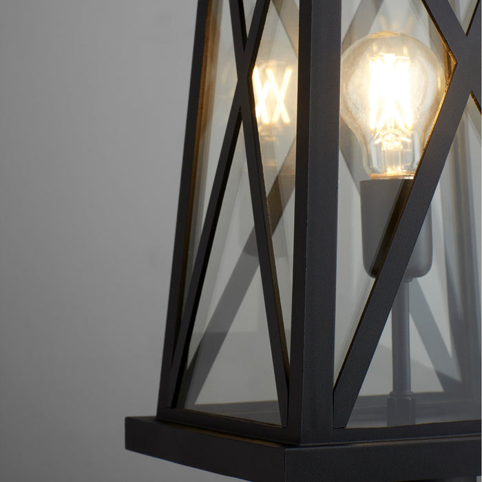 Quorum 727-16-69 One Light Post Mount, Textured Black