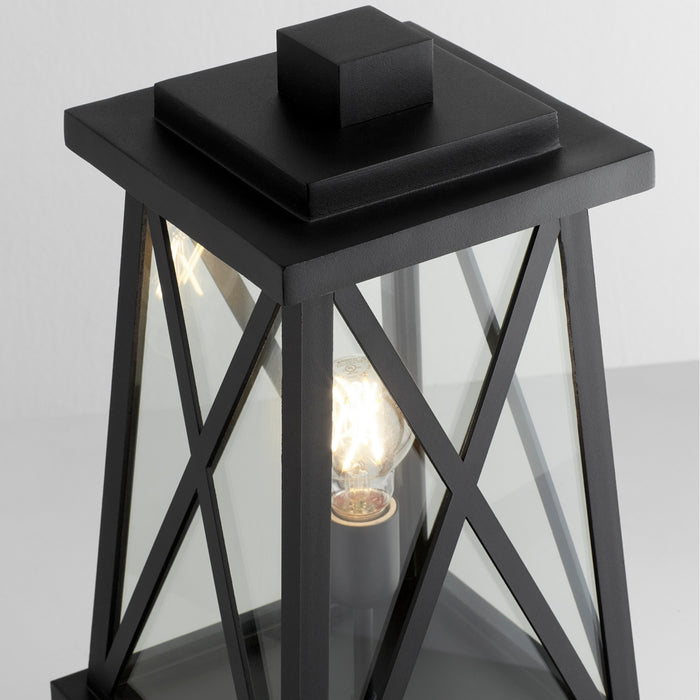Quorum 727-16-69 One Light Post Mount, Textured Black