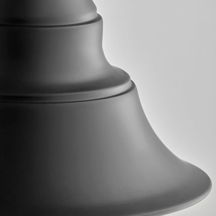 Quorum 767-11-59 One Light Wall Mount, Matte Black