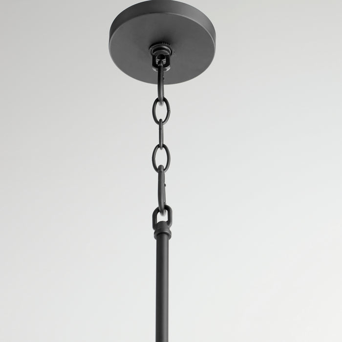 Quorum 3374-59 One Light Pendant, Matte Black