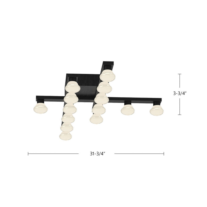 Kuzco Lighting FM63432-BK LED Wall Sconce, Black