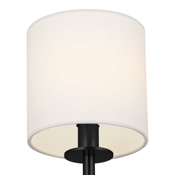 Kichler 52505BK One Light Wall Sconce, Black