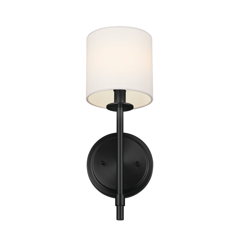 Kichler 52505BK One Light Wall Sconce, Black